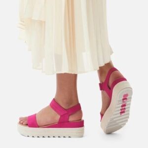 Sorel Women's Cameron Ankle-Strap Platform Sandals